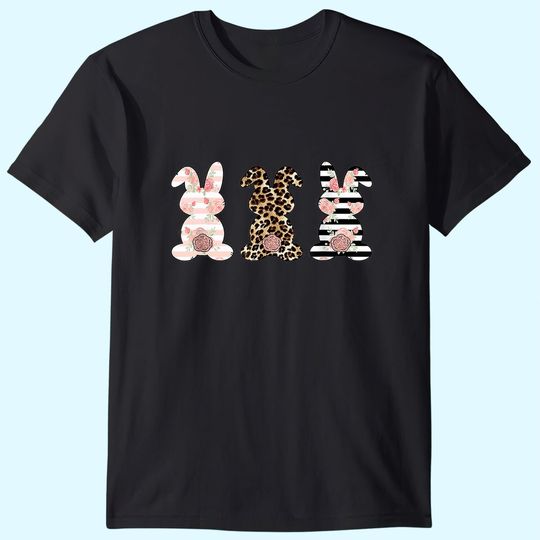 Easter Bunny Rabbit Trio Cute Easter T-Shirt