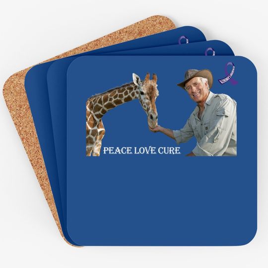 Jack Hanna With Cute Giraffe Coaster
