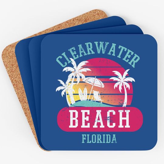 Clearwater Beach Original Florida Sunset Beaches Coaster