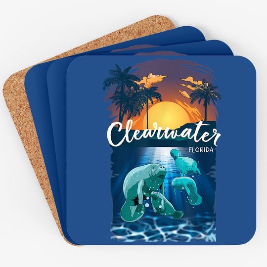 Clearwater Florida Coaster Manatee Coaster
