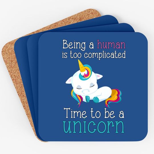 Time To Be A Unicorn Plus Size Coaster