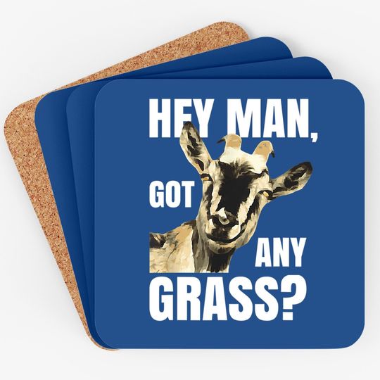 Goat Lovers Farm Apparel Meme Pun Goat Coaster