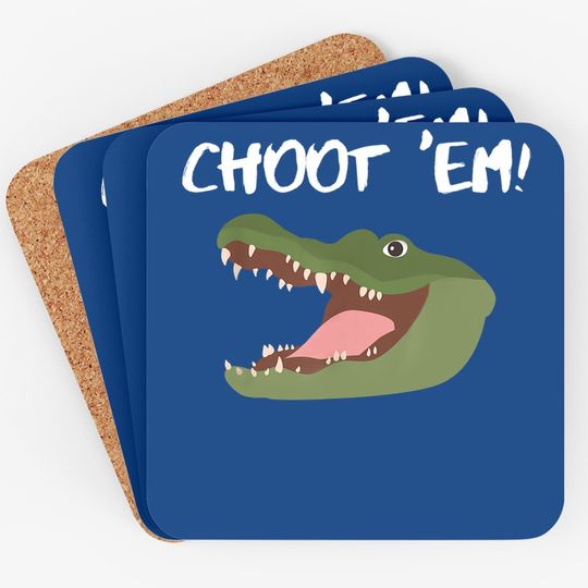 Troy Swamp Choot Em' Alligator Gator Hunting Coaster