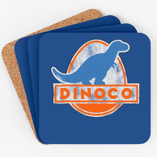 Pixar Cars Iconic Dinoco Dinosaur Logo Coaster