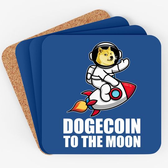 Dogecoin To The Moon Doge Crypto Coaster