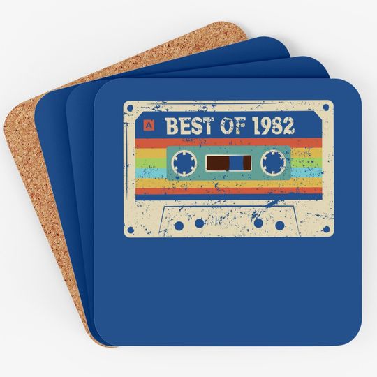 Best Of 1982 Funny Vintage 39th Birthday Gift For Coaster