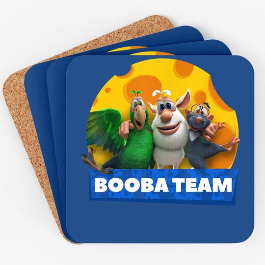 Booba Team Friendship Cheese, Birthday Gift Coaster