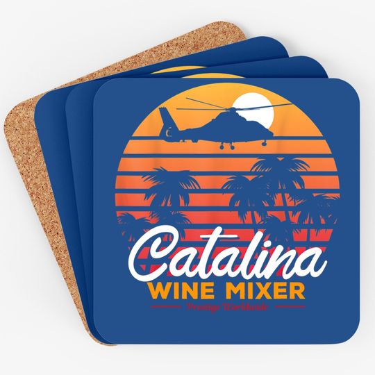 Catalina Mixer Wine Prestige Worldwide Coaster Palm Tree Beach
