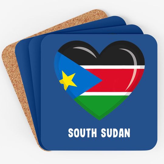 South Sudan Flag Coaster | Sudanese Coaster