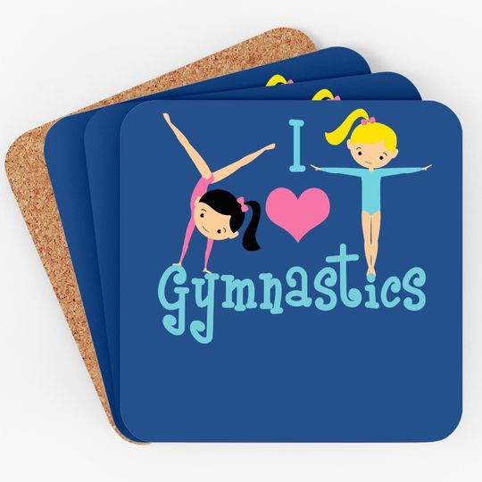 I Love Gymnastics Coaster
