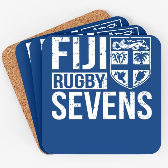 Fiji Rugby Sevens 7s Proud Team Coaster