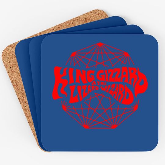 King Gizzard The Lizard Gift Wizard Coaster