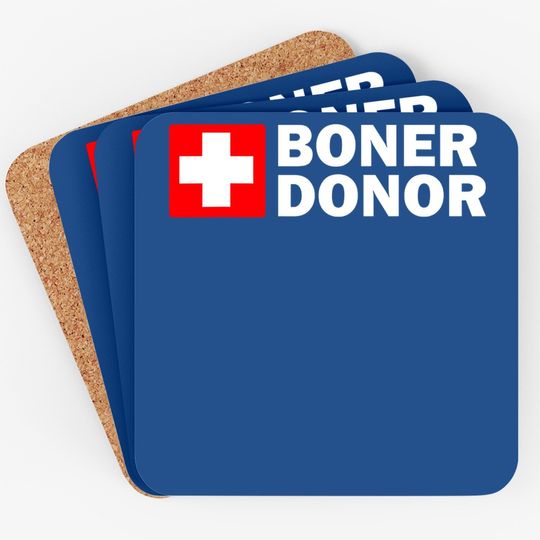 Boner Donor - Funny Halloween Costume Idea Coaster