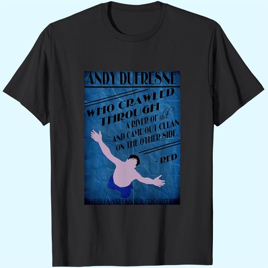 The Shawshank Redemption Andy Dufresne Unisex Tshirt