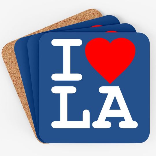 I Love La Los Angeles Coaster