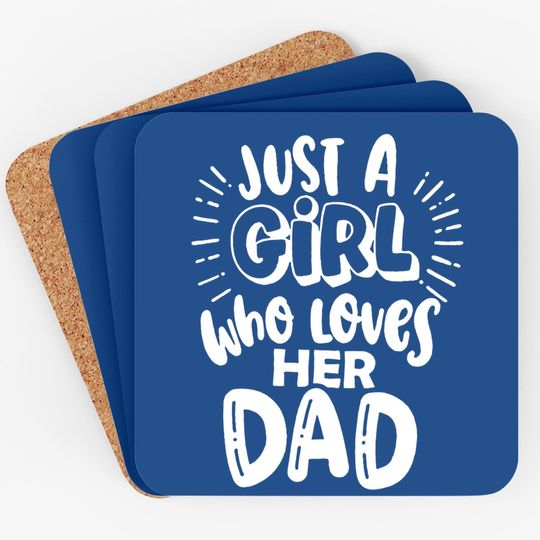 Father And Daughter Matching Coaster