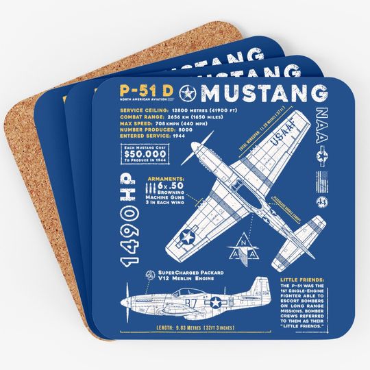P-51 Mustang North American Aviation Vintage Fighter Planet Coaster