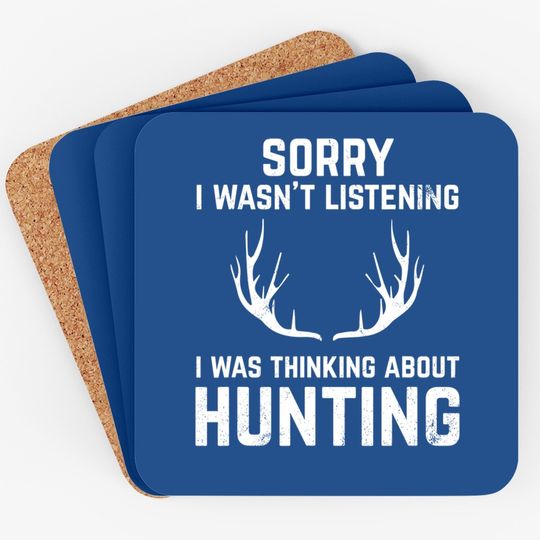 Funny Hunting For Bow And Rifle Deer Hunters Coaster