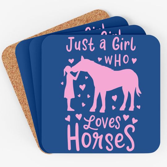 Just A Girl Who Loves Horses Horse Lover Show Jumping Coaster