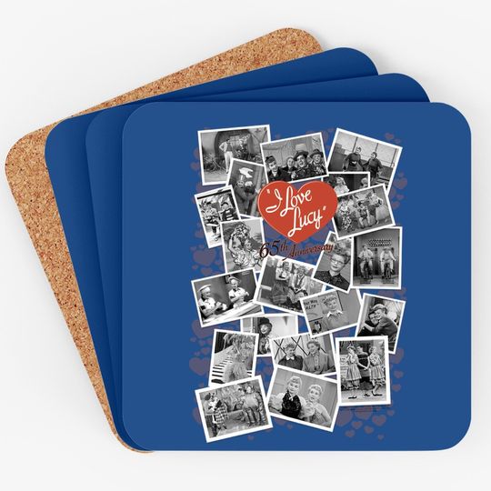 I Love Lucy 65th Anniversary Collage Coaster