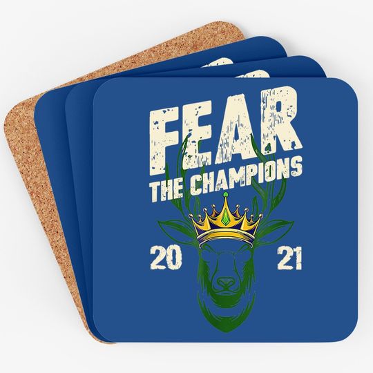 Fear Deer Buck The Champions 2021 Coaster