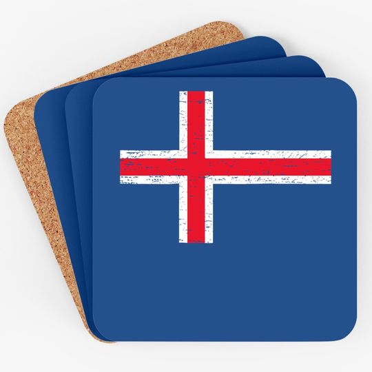 Iceland Flag Coaster