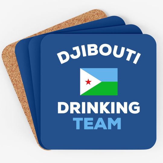 Djibouti Drinking Team Coaster Beer Country Flag Coaster