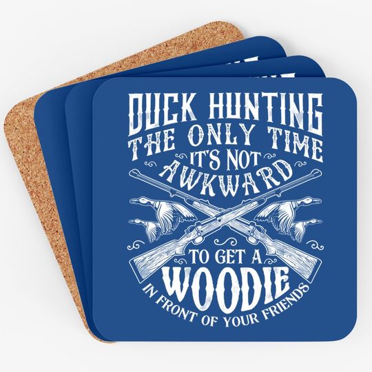 Duck Hunting Friends Coaster