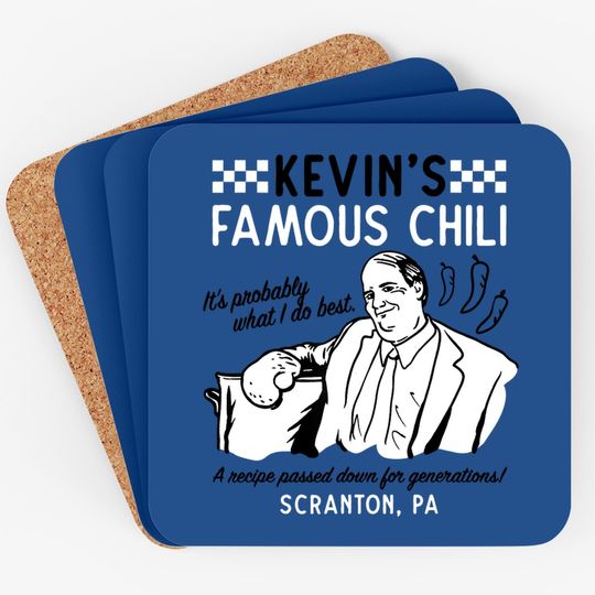 The Office Kevins Famous Chili Coaster