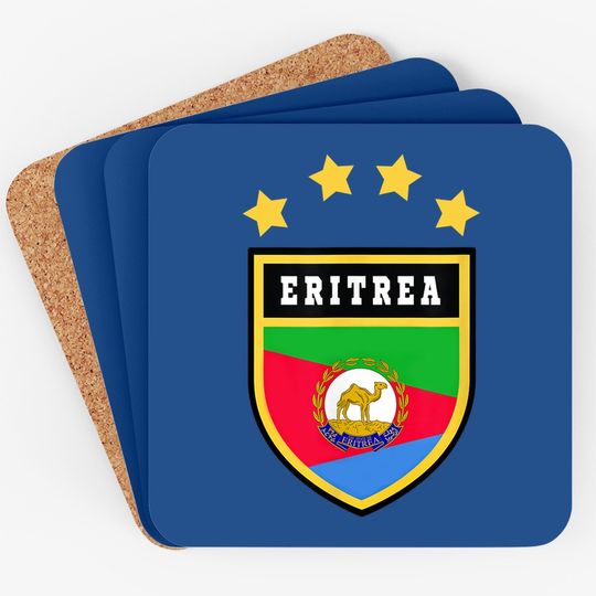 Eritrea Coat Of Arms Souvenir Gift Coaster