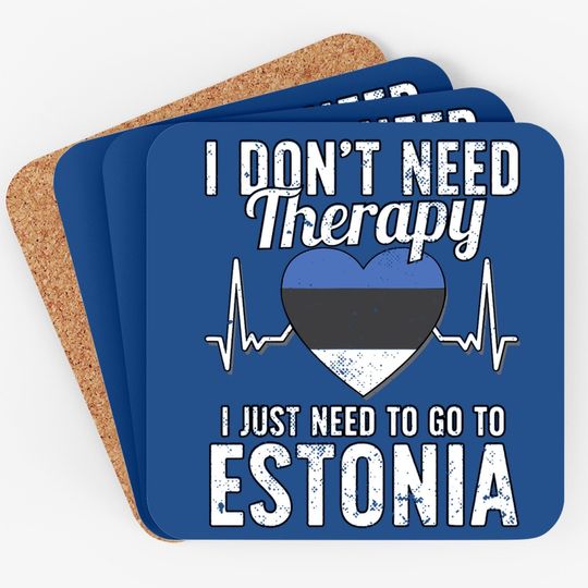 Estonian Flag Coaster