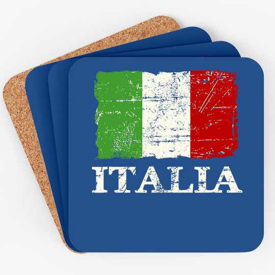 Italian Vintage Flag Coaster