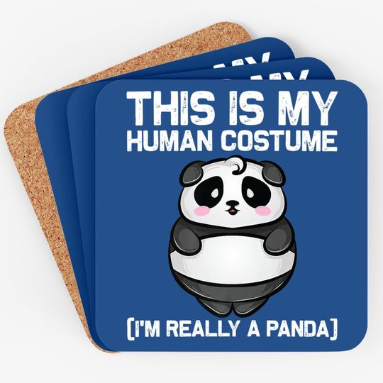 Panda Bear Animal Lovers Premium Coaster