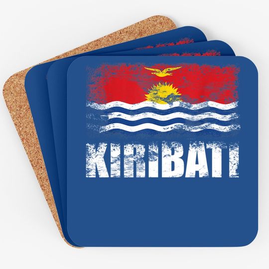 Kiribati Flag Coaster