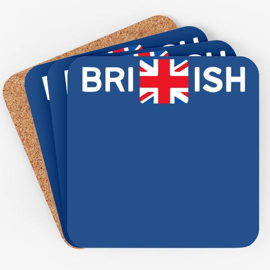 British Flag Expat Great Britain Uk Gift Coaster