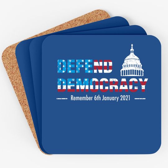 Defend Us Democracy Us Capitol Stop The Coup Impeach Loser Coaster