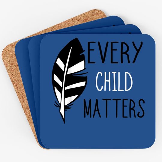 Canada Residential Schools Every Child Matters Orange Day Coaster