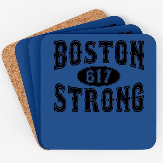 Go All Out Adult Boston Strong 617 Coaster