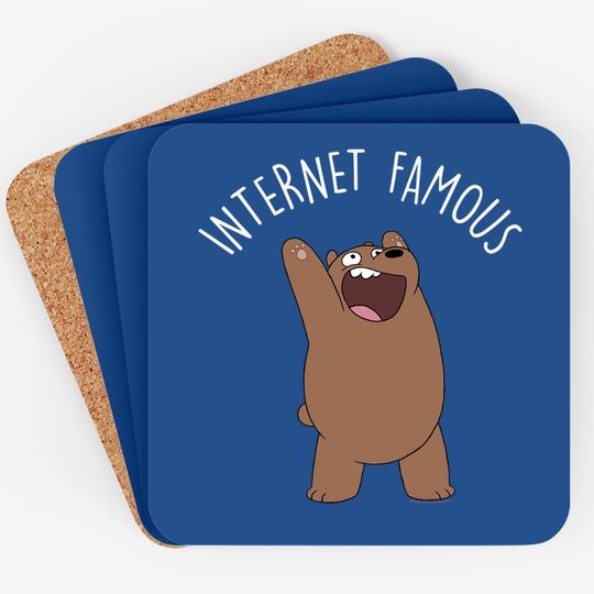 We Bare Bears Grizzly Internet Famous Coaster