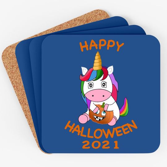 Halloween Unicorn Coaster