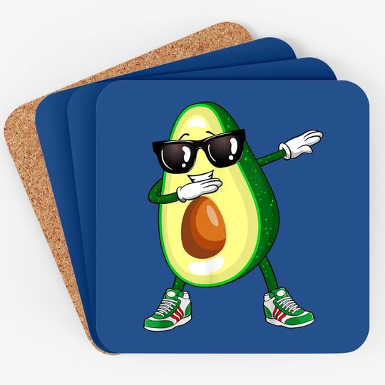 Dabbing Avocado Coaster