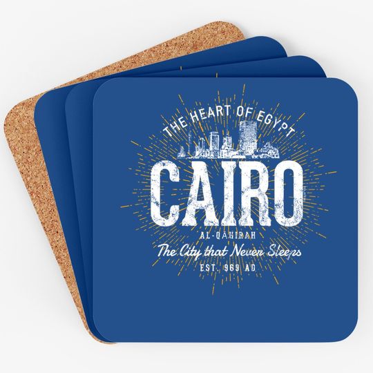 Egypt Vintage Cairo Coaster