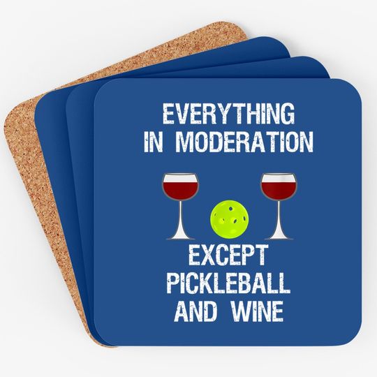 Pickleball Wine Coaster