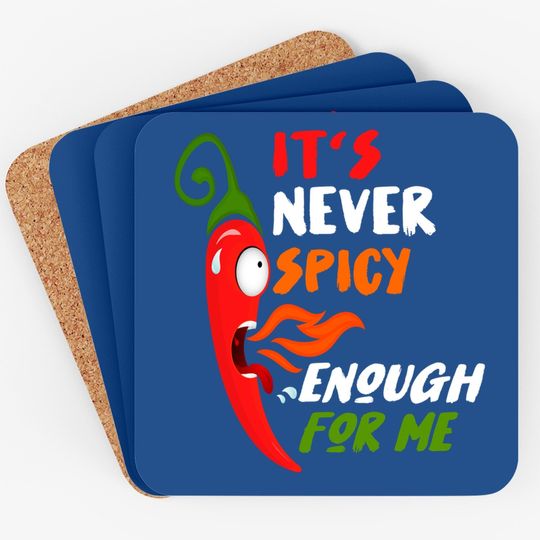 Chili Red Pepper Gift For Hot Spicy Food & Sauce Lover Coaster