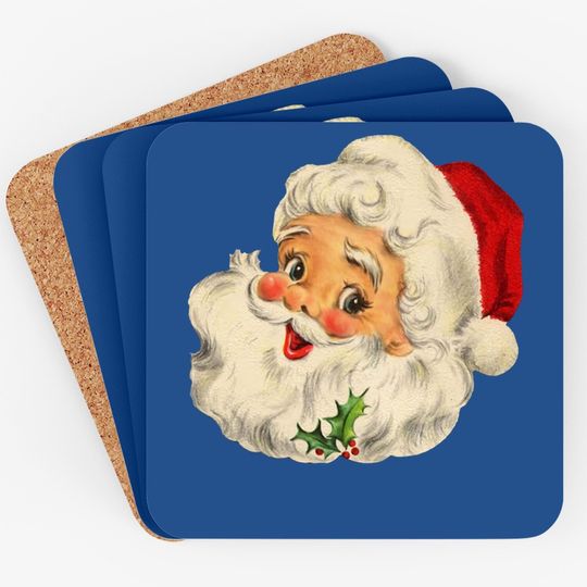Christmas Santa Claus Face Coaster