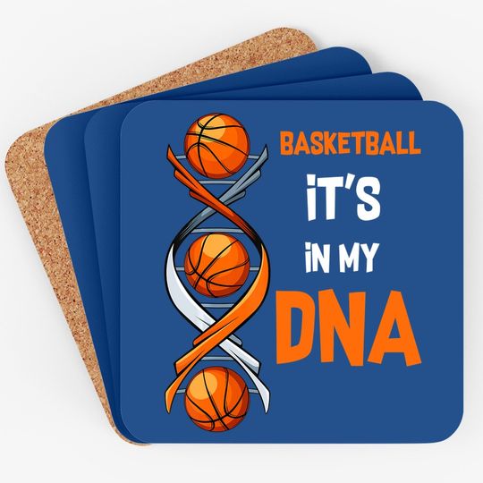 Basketball It's In My Dna Player Coach Team Sport Coaster