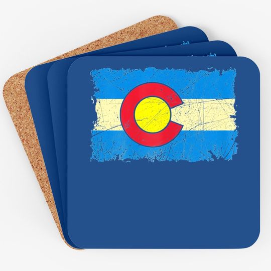 Colorado State Flag Coaster