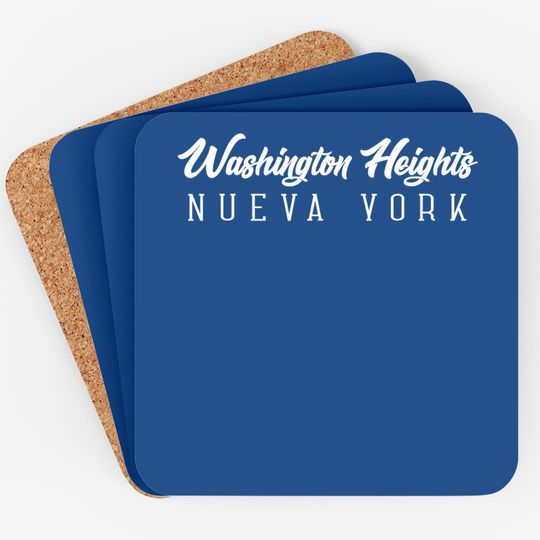 Washington Heights Nueva York New York Retro Style Coaster