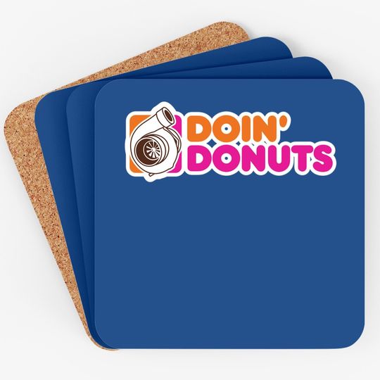 Doin' Donuts Racing & Drift Car Coaster