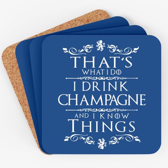 Champagne Apparel Coaster